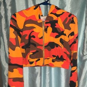 😍CAMO CROPPED HOODIE😍